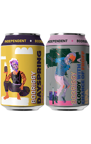 Bodriggy Brewing Dayspring & Cloudy With A Chance of Froth