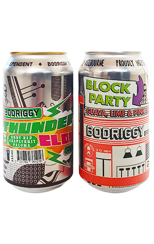 Bodriggy Brewing Block Party & Thunder Cloud Ruby Red Grapefruit Paloma