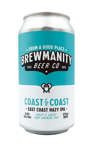 Brewmanity Coast To Coast Hazy IPA