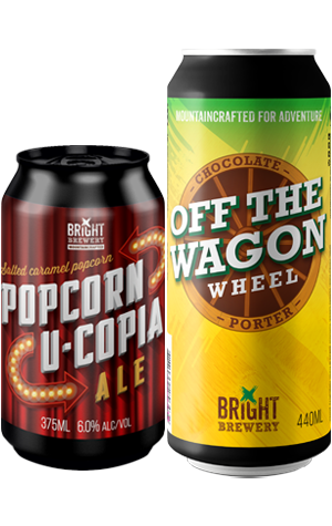 Bright Brewery Popcorn-Ucopia & Off The Wagon Wheel