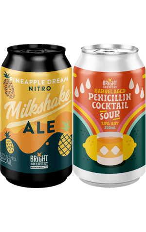 Bright Brewery Pineapple Dream & Penicillin Cocktail Sour