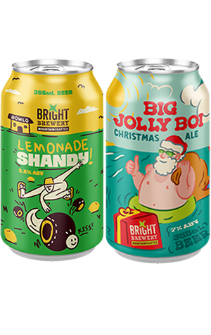 Bright Brewery Lemonade Shandy & Big Jolly Boi