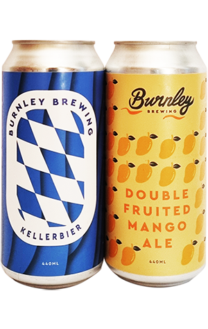 Burnley Brewing Kellerbier & Double Fruited Mango Ale