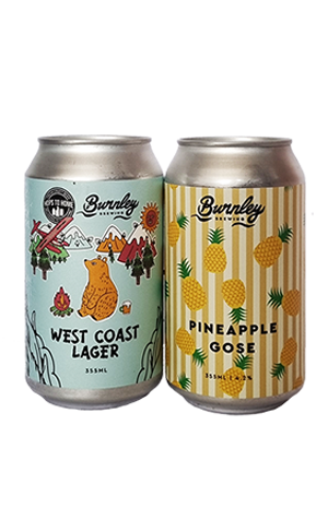 Burnley Brewing West Coast Lager & Pineapple Gose