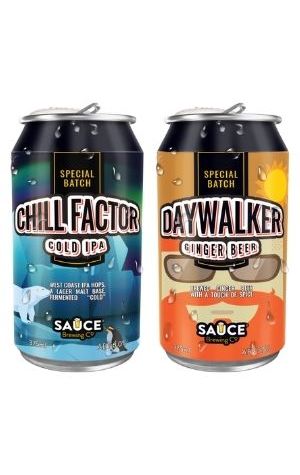 Sauce Brewing Co Chill Factor & Daywalker
