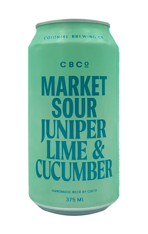 Colonial Brewing Co Market Sour: Juniper, Lime and Cucumber
