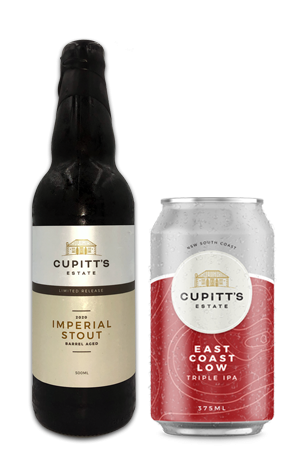 Cupitt's Estate Barrel-Aged Imperial Stout 2020 & East Coast Low TIPA