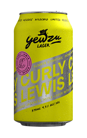 Curly Lewis Brewing Yewzu Lager