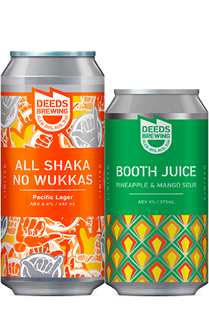 Deeds Brewing All Shaka No Wukkas & Booth Juice