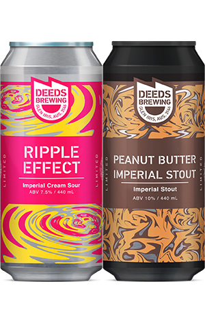 Deeds Brewing Ripple Effect & Peanut Butter Imperial Stout