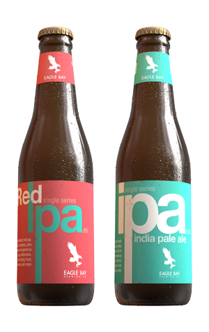 Eagle Bay Brewing Single Series: Red IPA & IPA
