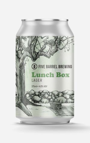 Five Barrel Brewing Lunchbox Lager