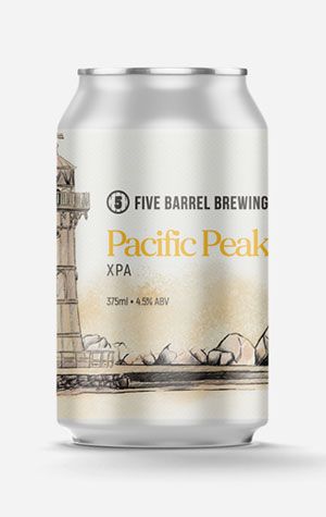 Five Barrel Brewing Pacific Peak XPA