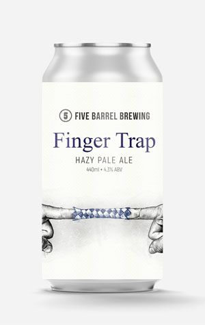 Five Barrel Brewing Finger Trap Hazy Pale