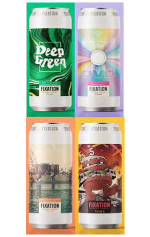 Fixation Brewing Straight To DVD, Deep Green, Sparkle & Fade & Piece Of Cake