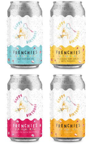 Frenchies' Fifth Birthday Beers