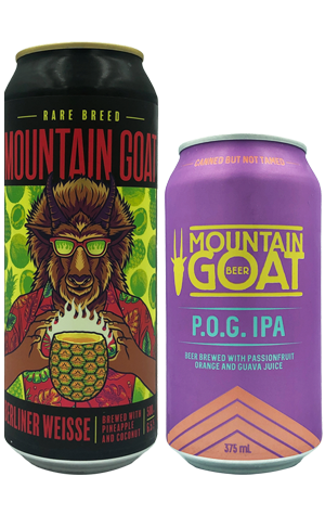 Mountain Goat Rare Breed: Pineapple & Coconut Berliner Weisse & P.O.G. IPA