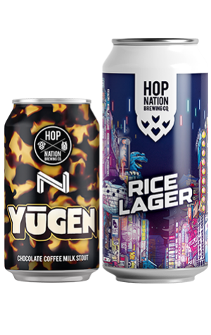 Hop Nation Rice Lager & Yugen