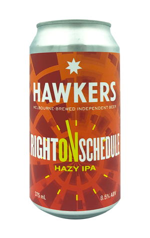 Hawkers Right On Schedule Hazy IPA