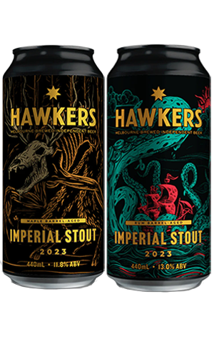 Hawkers Beer Barrel Aged Imperial Stouts Series 2023