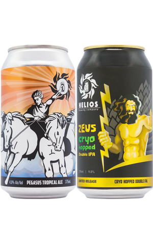 Helios Pegasus Tropical Pale & Zeus Cryo-Hopped DIPA