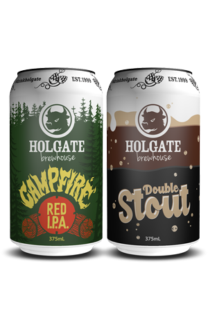 Holgate Brewhouse Campfire Red IPA & Double Stout