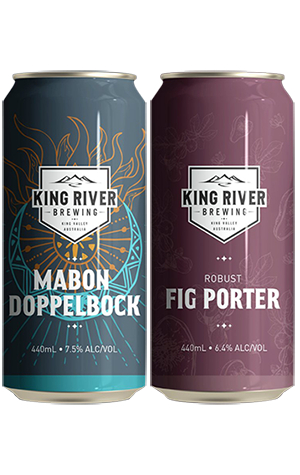 King River Brewing Mabon Doppelbock & Robust Fig Porter (2022)