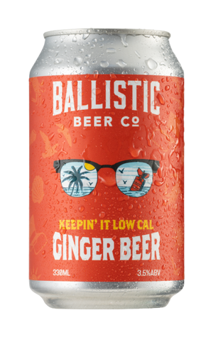 Ballistic Beer Keepin' It Low Cal Ginger Beer