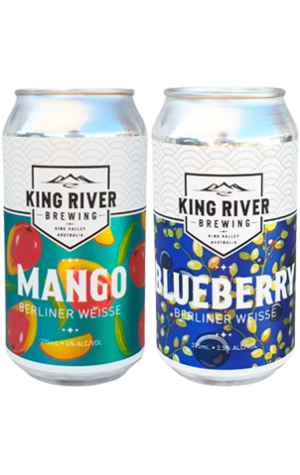 King River Brewing Mango & Blueberry Berliner Weisse 2021