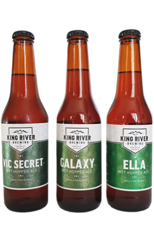 King River Brewing Wet Hopped Trio 2020