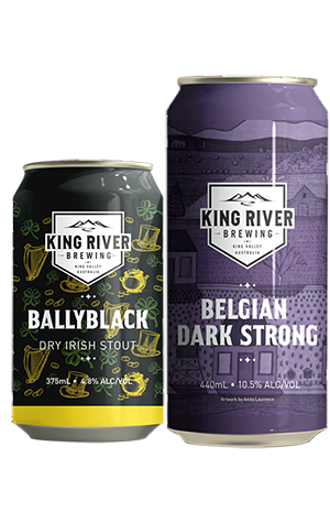 King River Brewing Ballyblack & Belgian Dark Strong