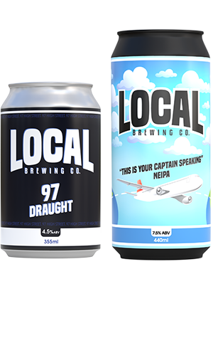 Local Brewing 97 Draught & This Is Your Captain Speaking