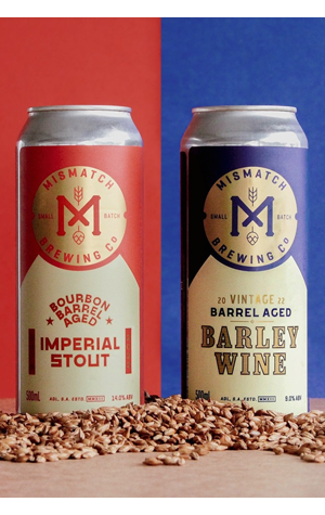 Mismatch Brewing Barrel-Aged Barley Wine & Imperial Stout & Imperial NEIPA