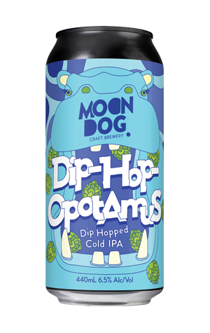 Moon Dog Dip-Hop-Opotamus Cold IPA