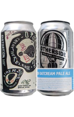 Otherside Brewing Co Distortion 2021: Sabro Sour & DDH Oat Cream Pale Ale