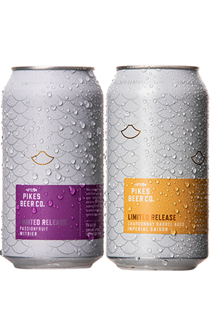 Pikes Beer Co Passionfruit Witbier & Chardonnay Barrel-Aged Imperial Saison