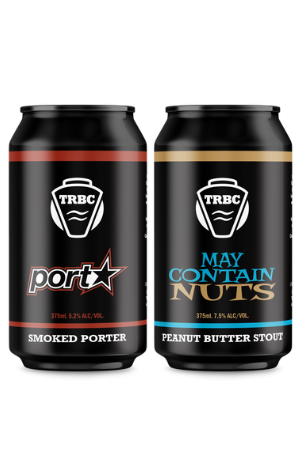 Tumut River Brewing Portstar Smoked Porter & May Contain Nuts