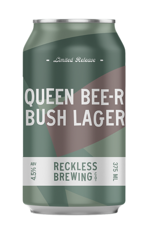 Reckless Brewing Queen Bee-r Bush Lager