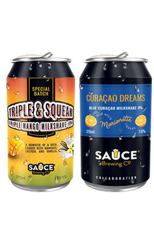 Sauce Brewing Triple & Squeak & Curaçao Dreams