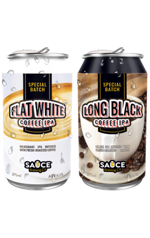 Sauce Brewing Flat White & Long Black IPAs