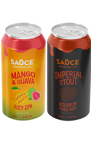 Sauce Mango & Guava Juicy IIPA & Barrel-Aged Imperial Stouts