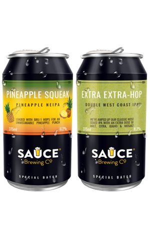 Sauce Brewing Pineapple Squeak & Extra Extra-Hop Sauce