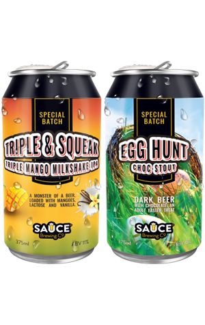 Sauce Brewing Tr!ple & Squeak & Egg Hunt Choc Stout