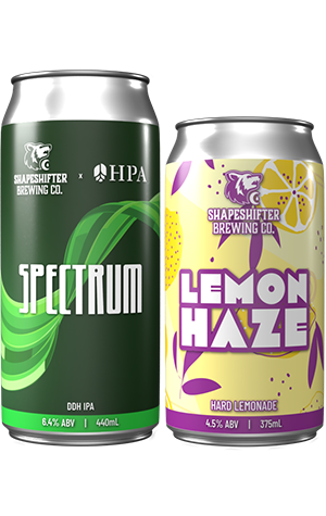 Shapeshifter Brewing Spectrum & Lemon Haze