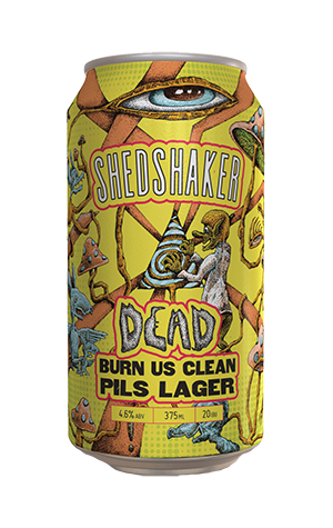 Shedshaker Brewing x DEAD Burn Us A Clean Pils Lager