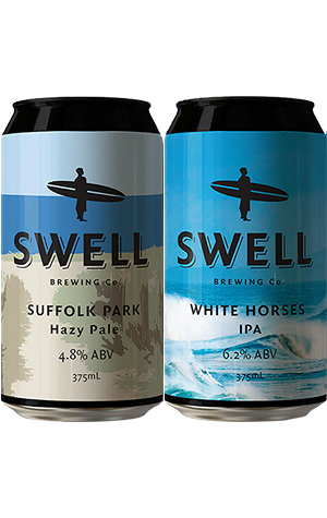 Swell Brewing Suffolk Park & White Horses IPA