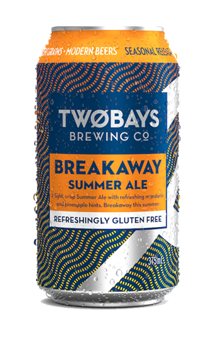 TWØBAYS Brewing Co Breakaway Summer Ale
