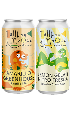 Tallboy & Moose Amarillo Greenhouse & Lemon Gelati Nitro Fresca