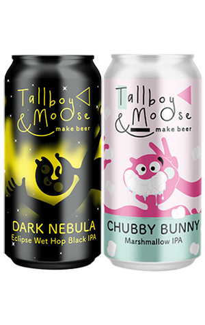 Tallboy & Moose Dark Nebula (with Carwyn Cellars) & Chubby Bunny