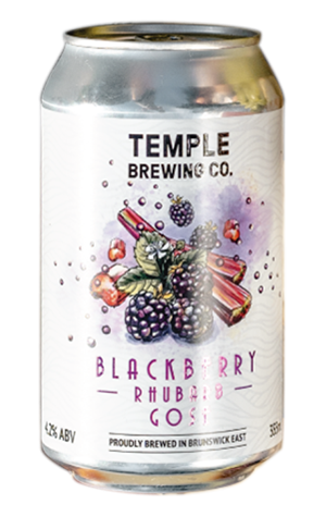 Temple Brewing Blackberry Rhubarb Gose